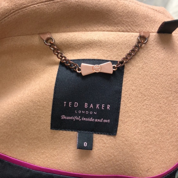 Ted Baker London | EUC Wool-Cashmere Blend Pea Coat - Picture 8 of 9